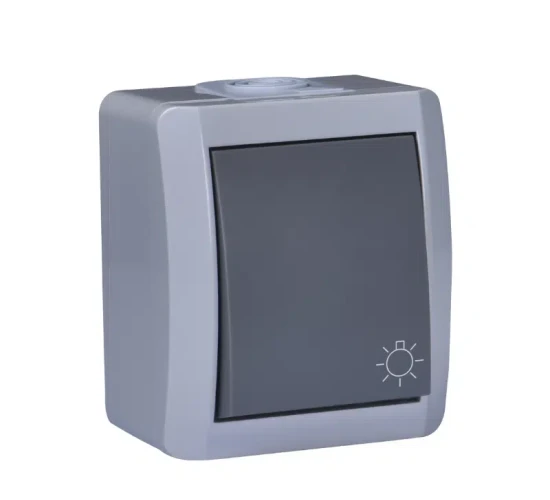 Ключ бутонен пком сив IP54 Nora Mutlusan.png